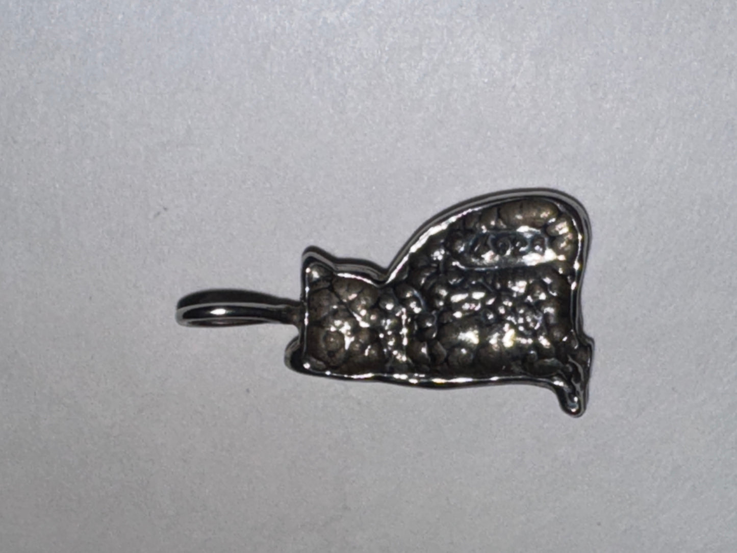 Sterling Silver Cute Cat Pendant