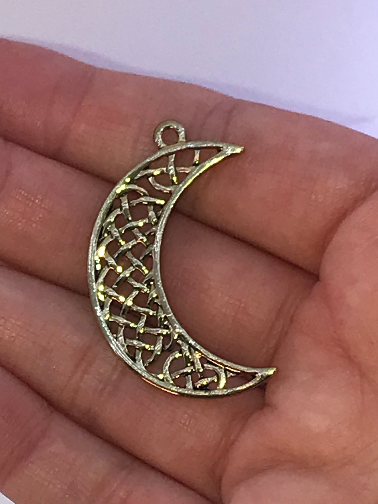 Celtic Moon Gold Finished Pendants
