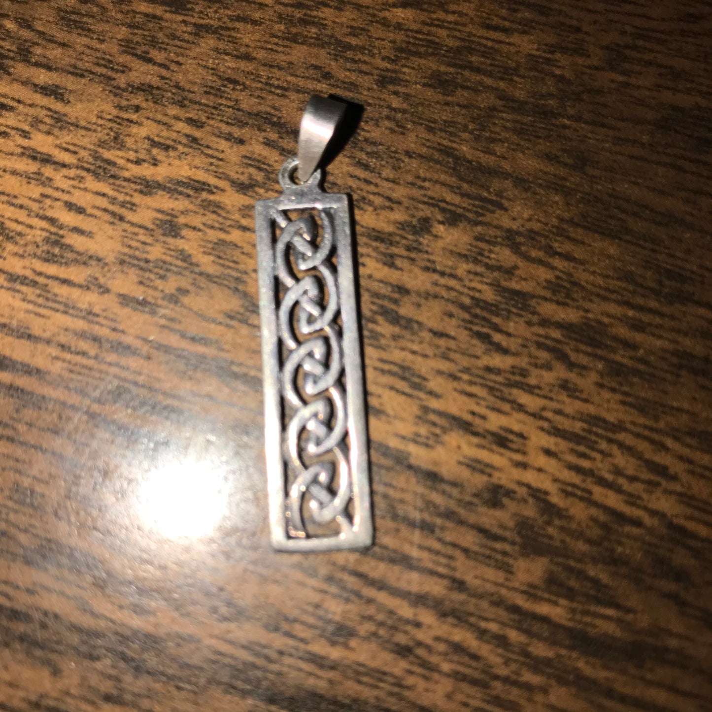 Silver Ribbon Celtic Pendant