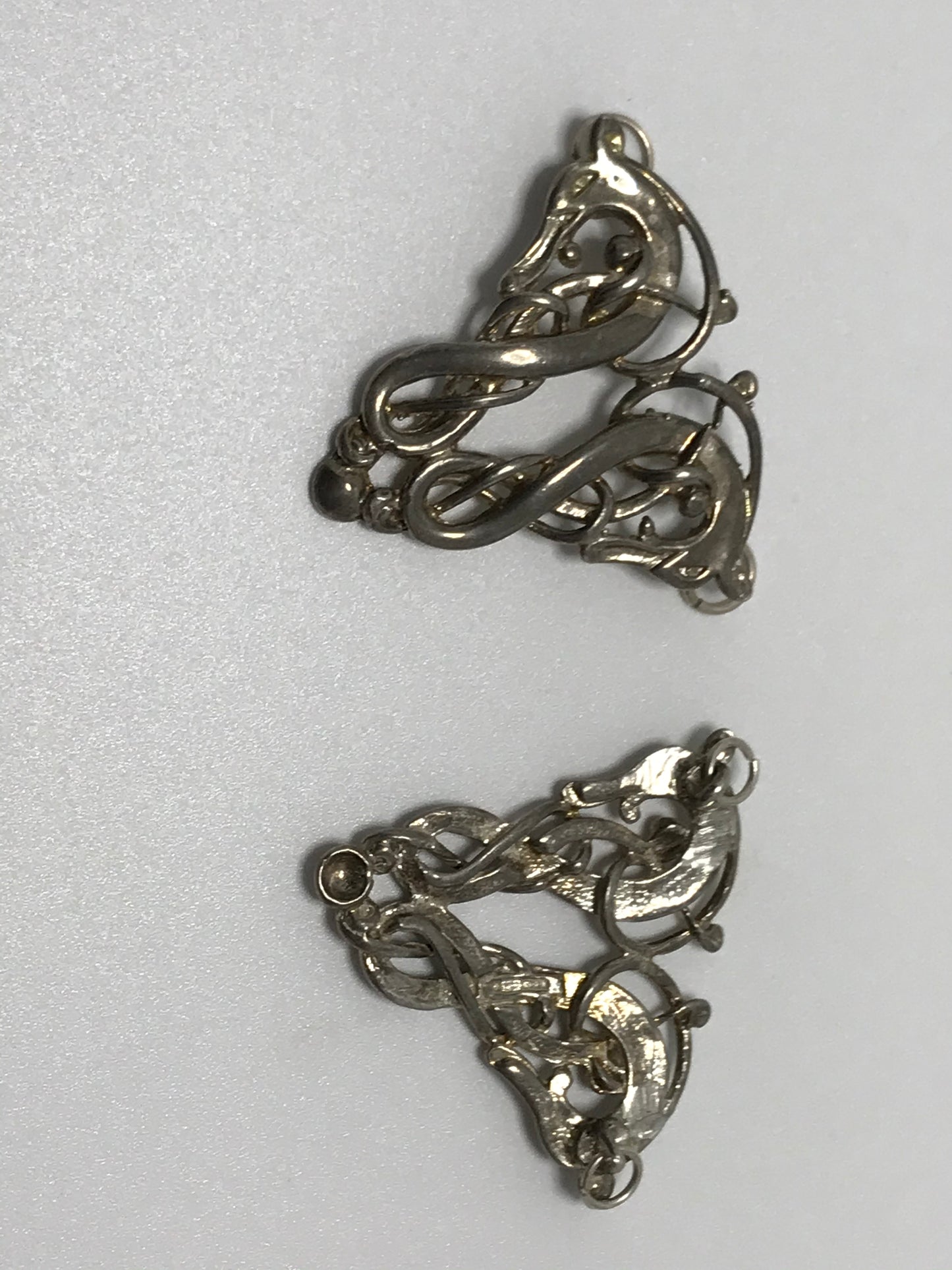 Sterling Silver Two Head Celtic Horse Pendant