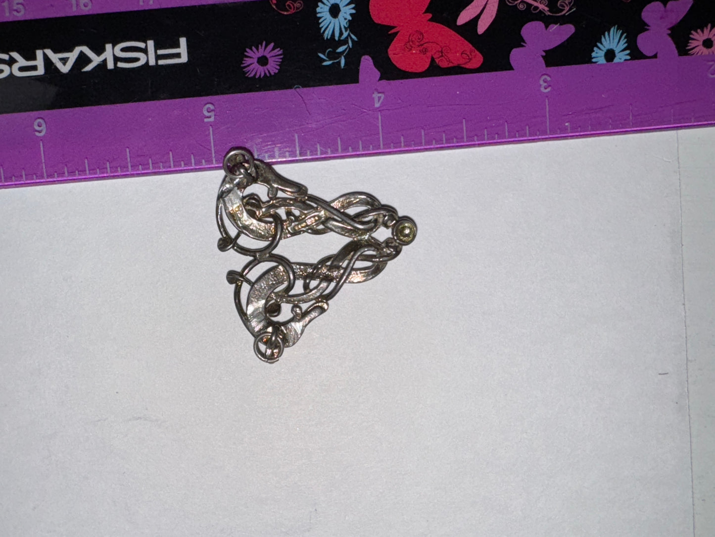 Sterling Silver Two Head Celtic Horse Pendant