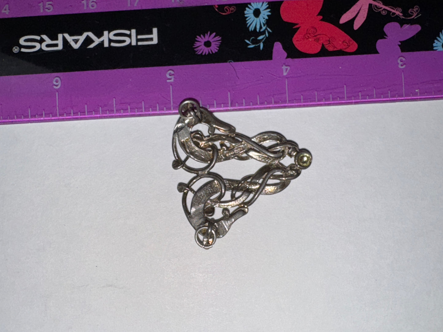 Sterling Silver Two Head Celtic Horse Pendant