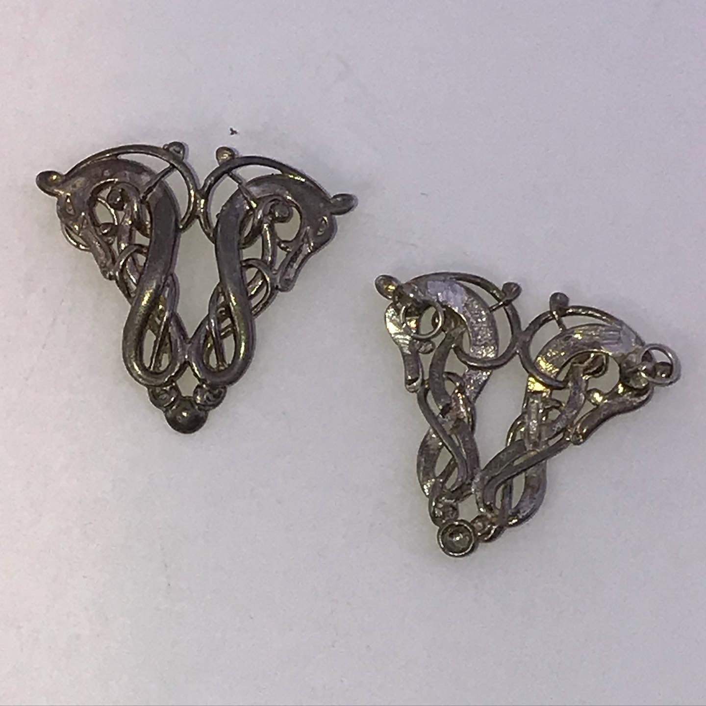 Sterling Silver Two Head Celtic Horse Pendant