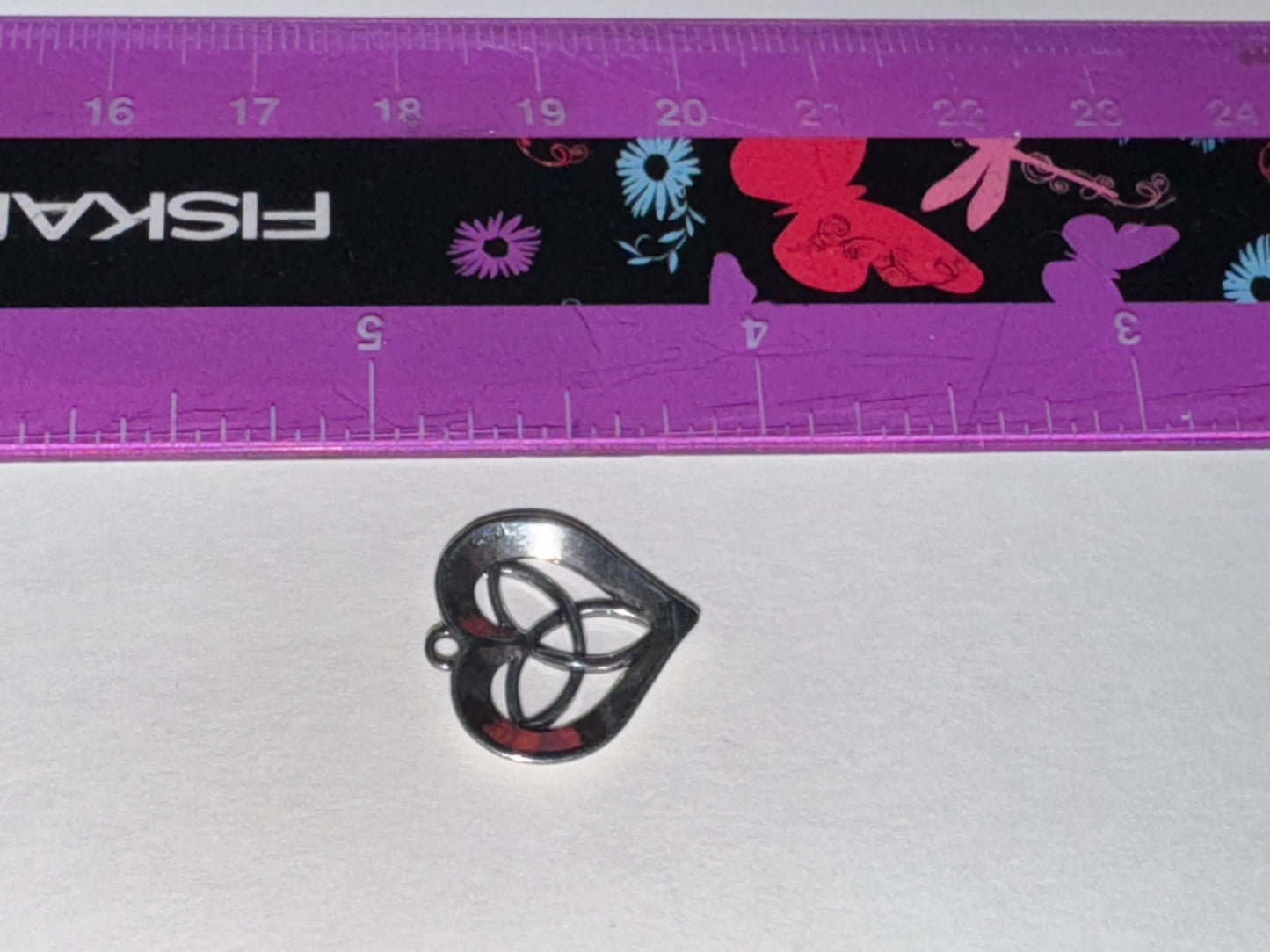 Triquetra Heart Design Sterling Silver Pendant