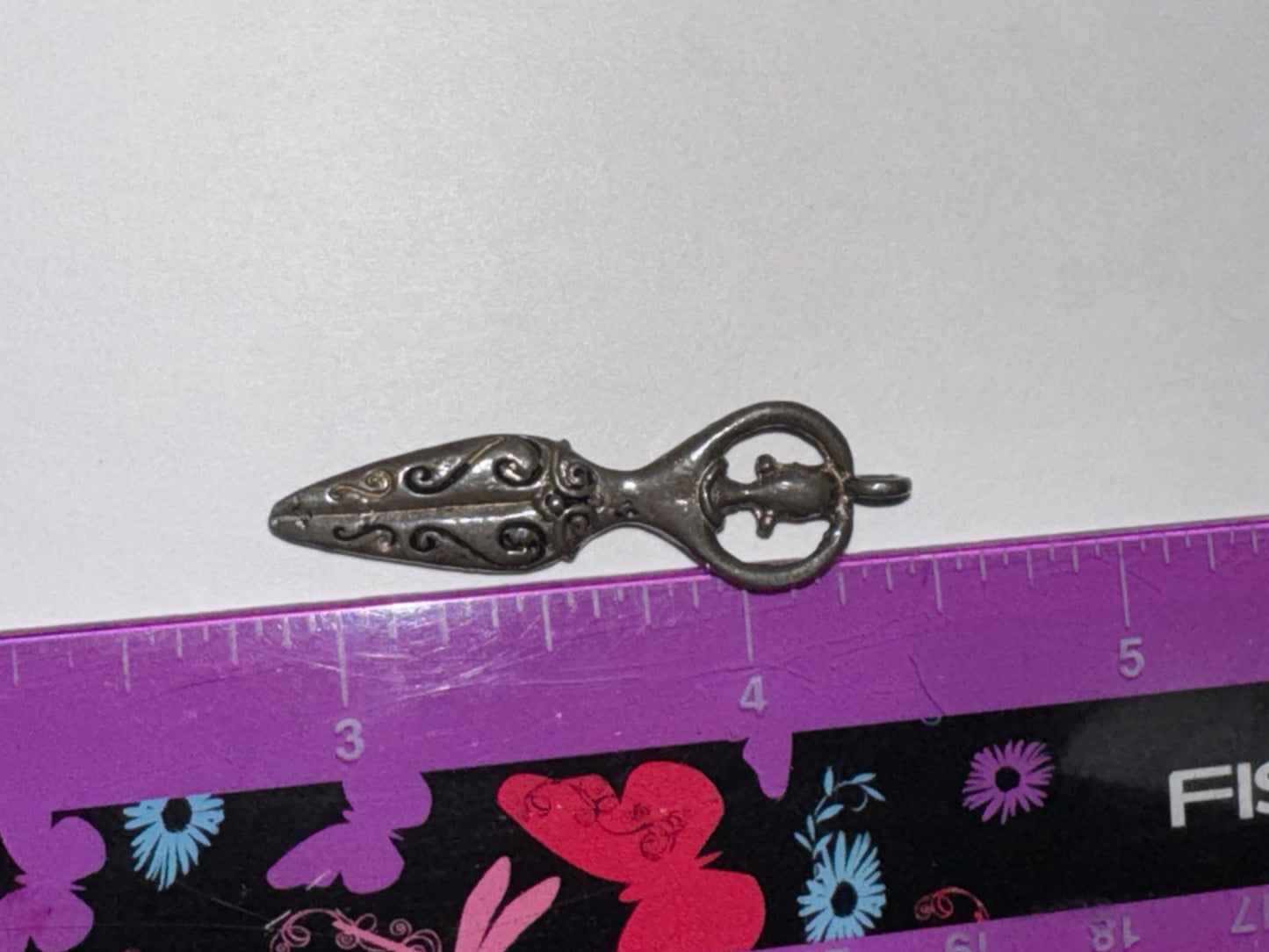 Silver Ornate Celtic Goddess Pendant