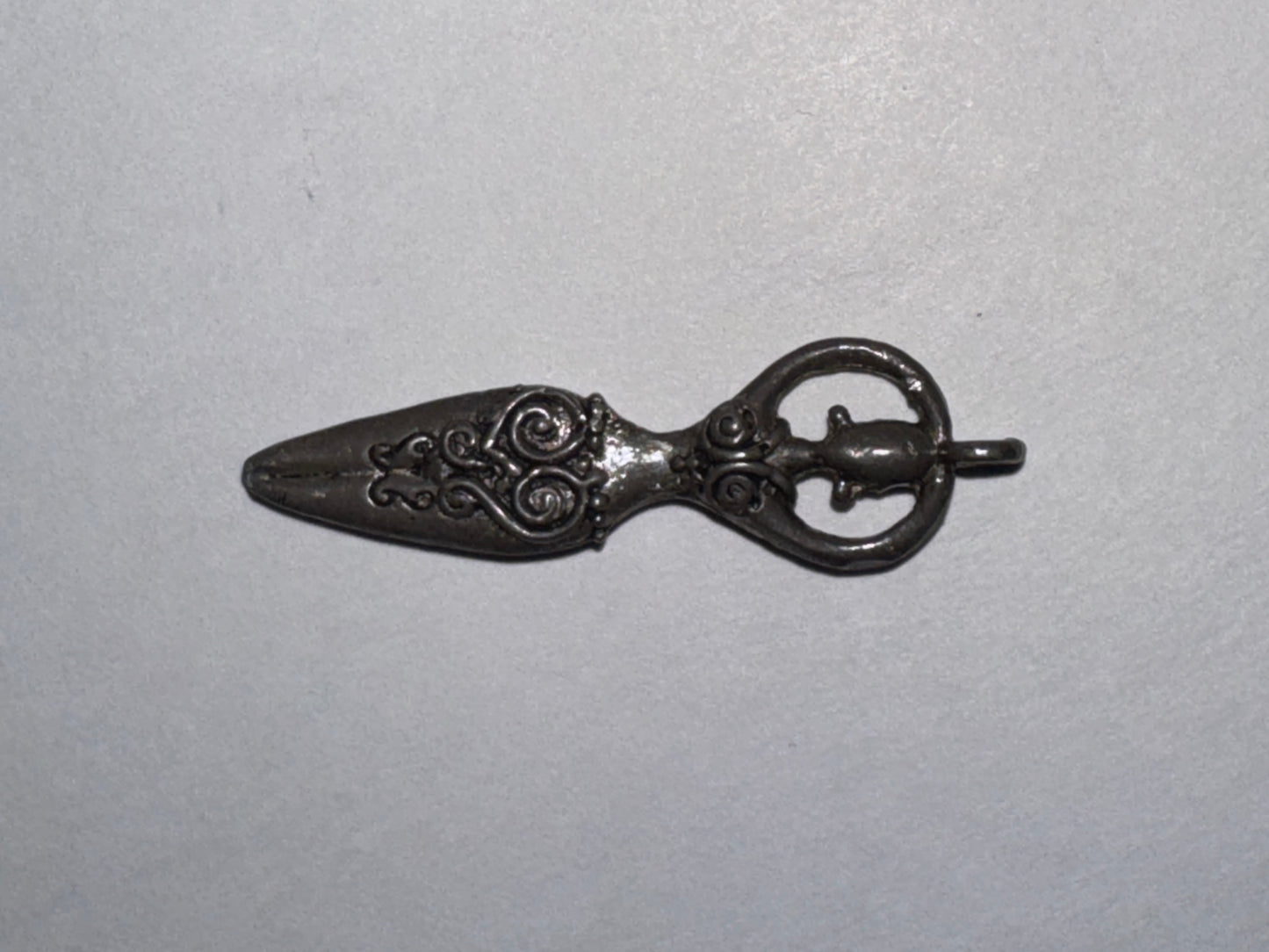 Silver Ornate Celtic Goddess Pendant