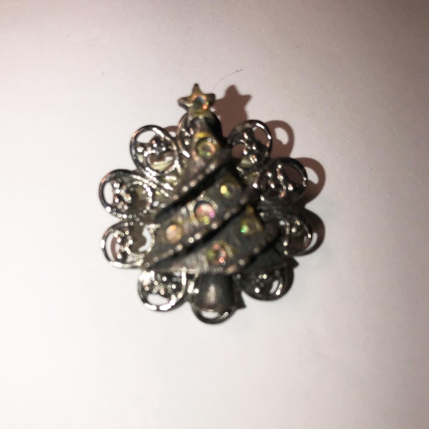 Pewter Christmas Tree Pin