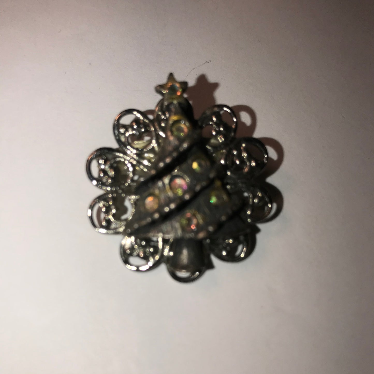 Pewter Christmas Tree Pin