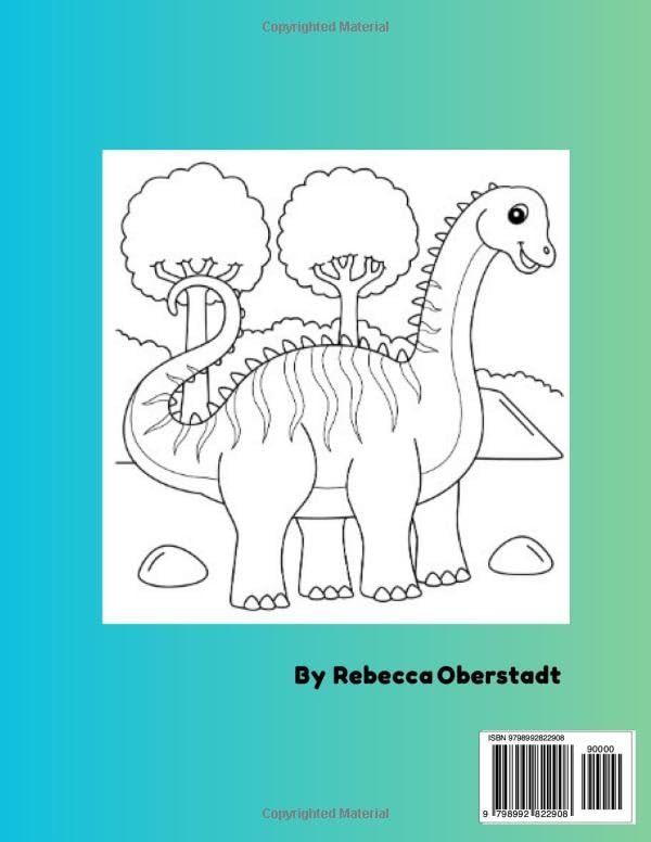 Color a Dino Coloring and Activity book