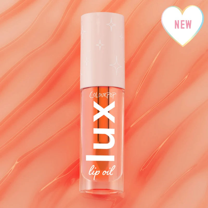 Colourpop fresh peach lux lip oil