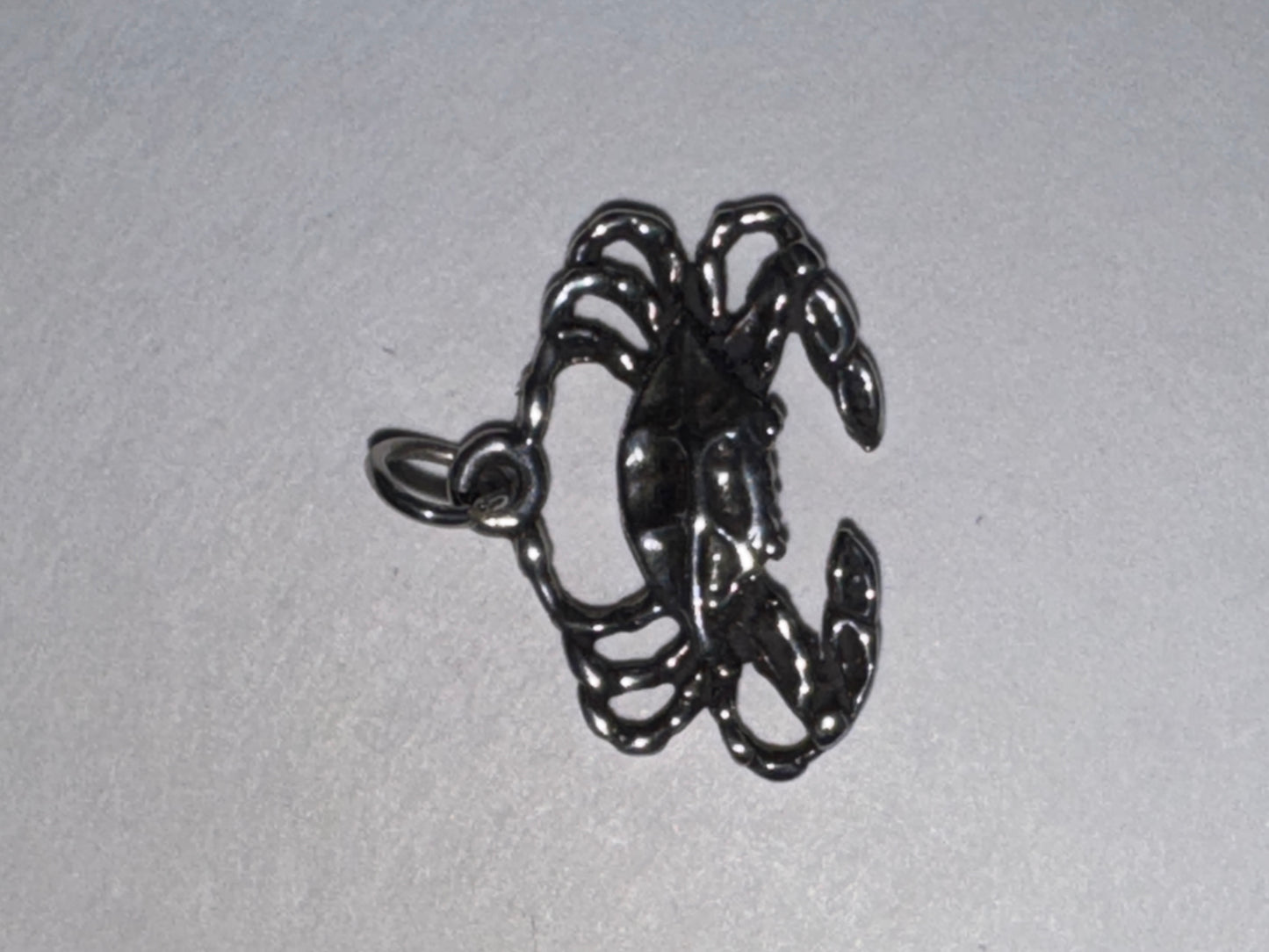 Sterling Silver Crab Pendant
