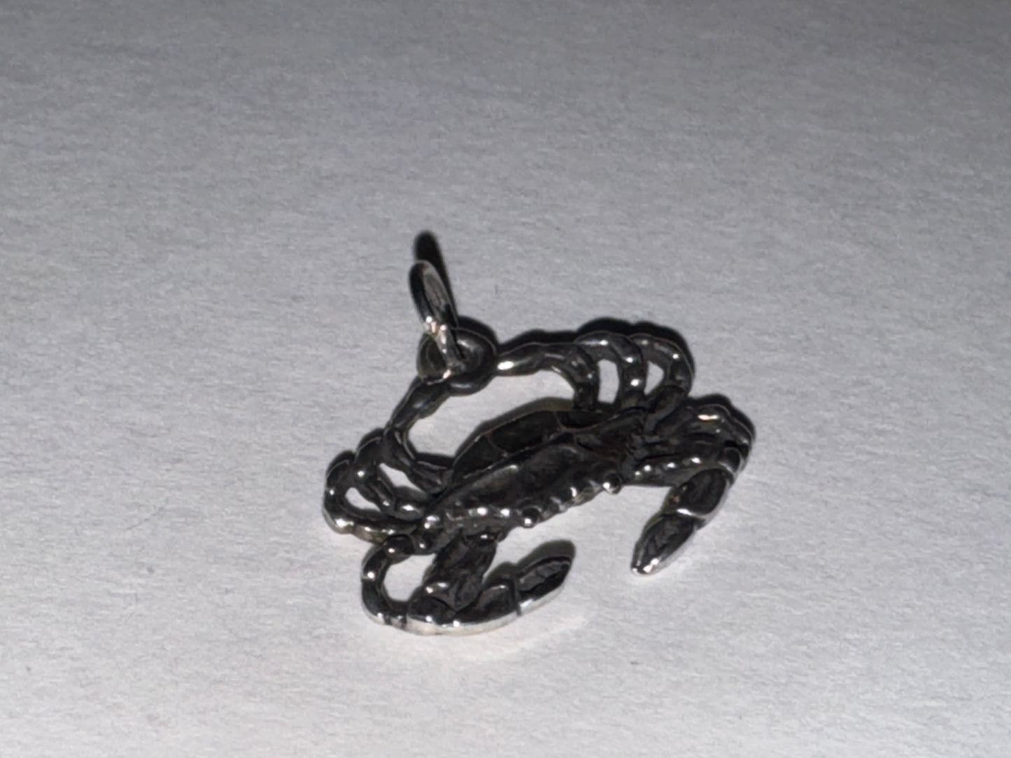 Sterling Silver Crab Pendant