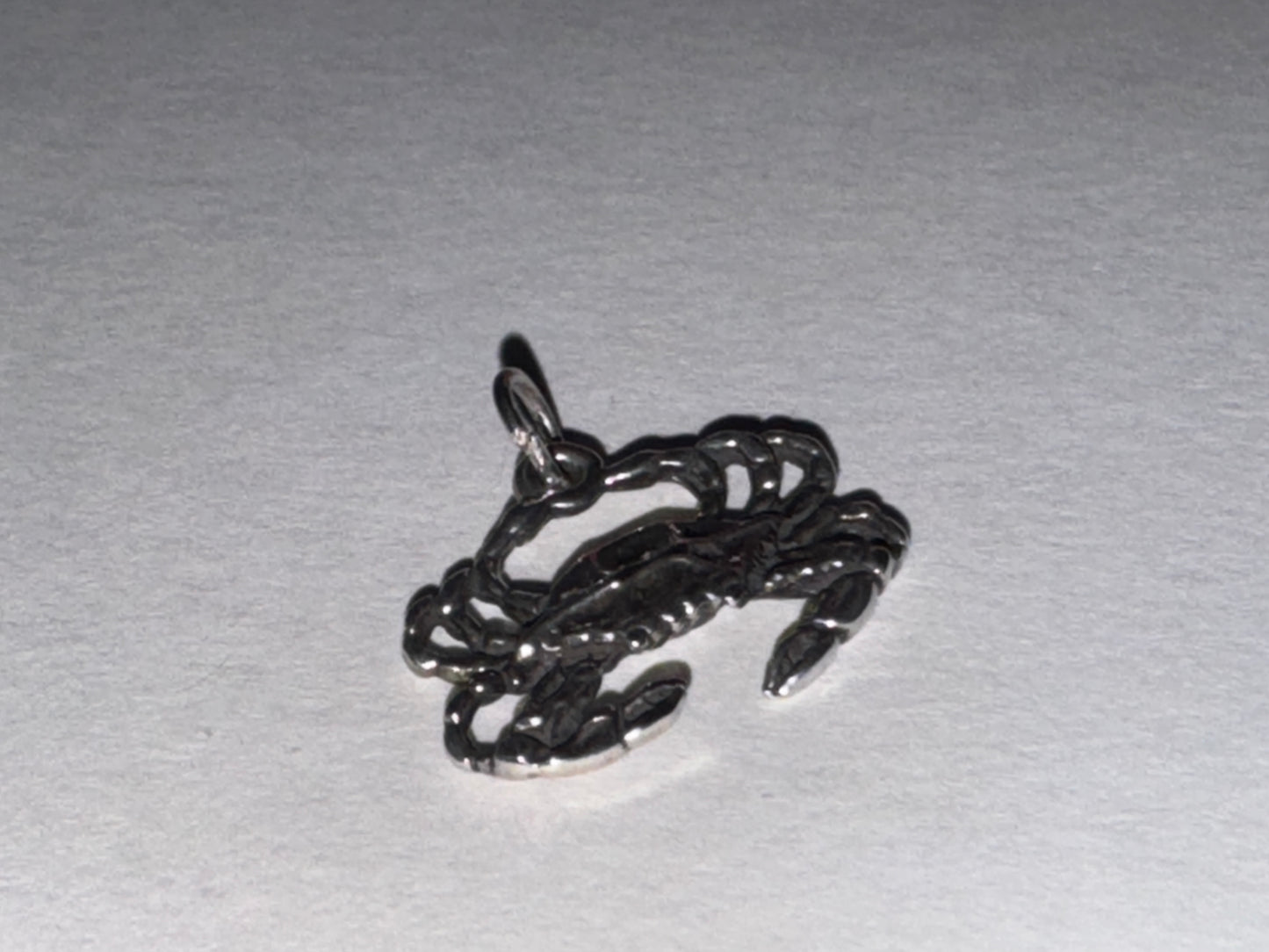 Sterling Silver Crab Pendant
