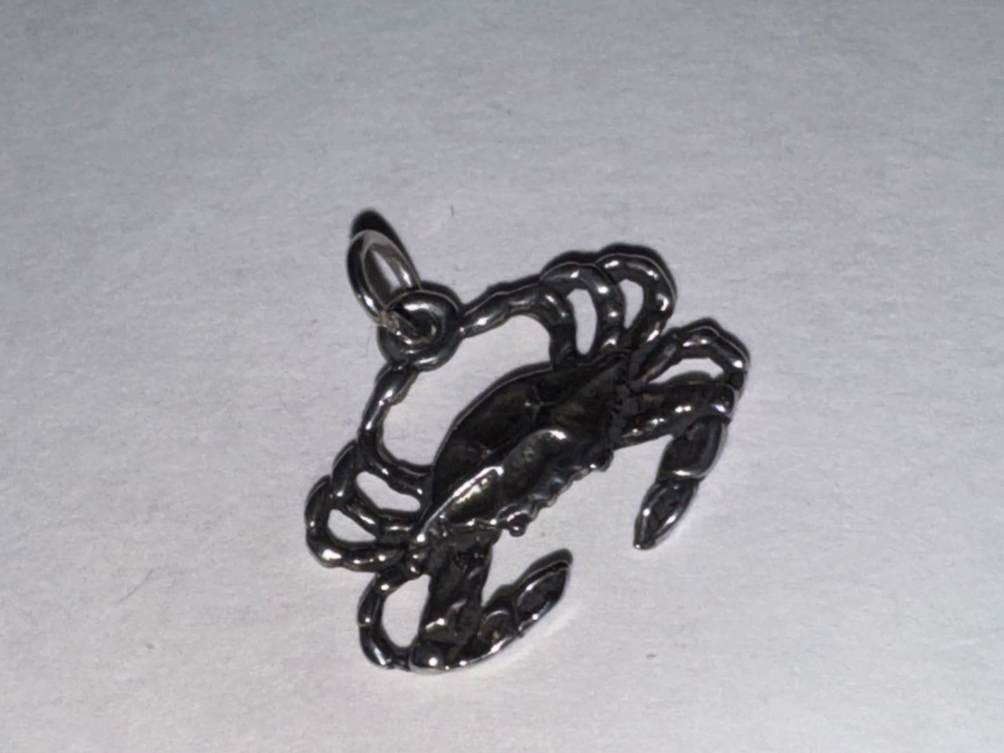 Sterling Silver Crab Pendant