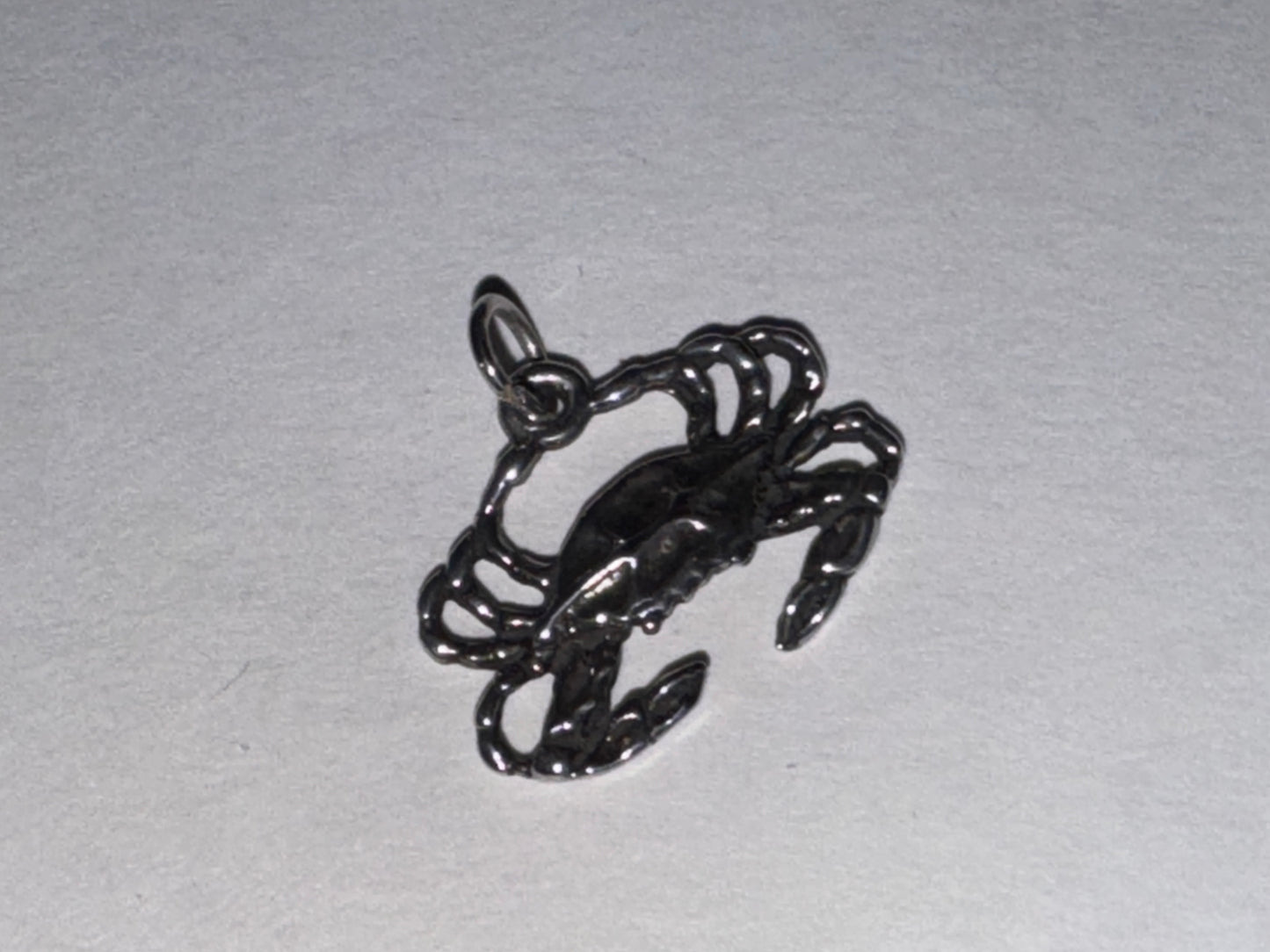 Sterling Silver Crab Pendant