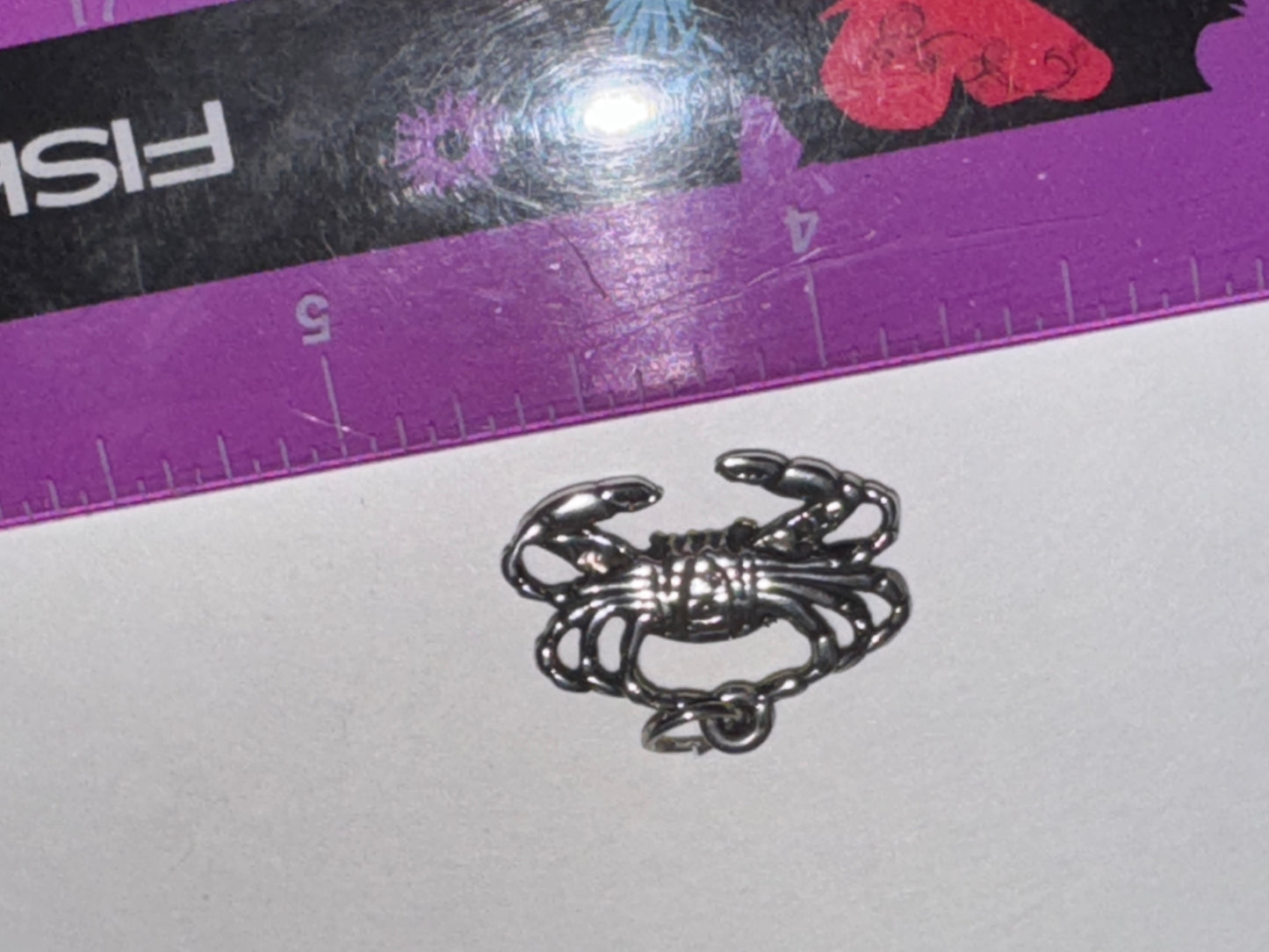 Sterling Silver Crab Pendant