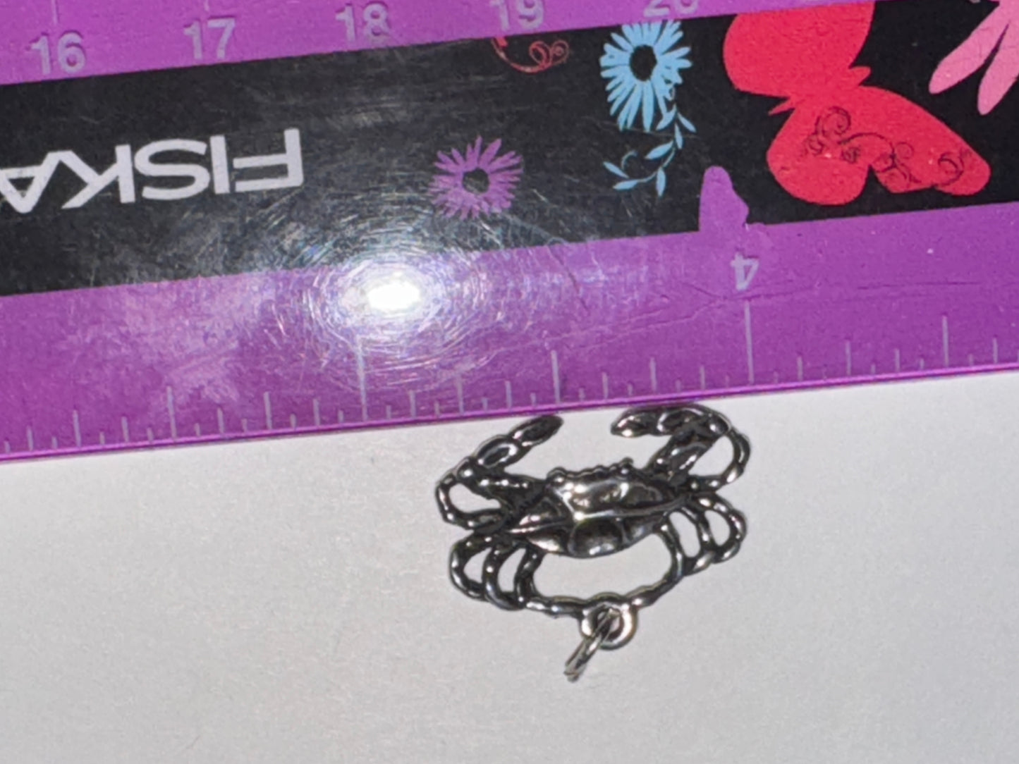 Sterling Silver Crab Pendant