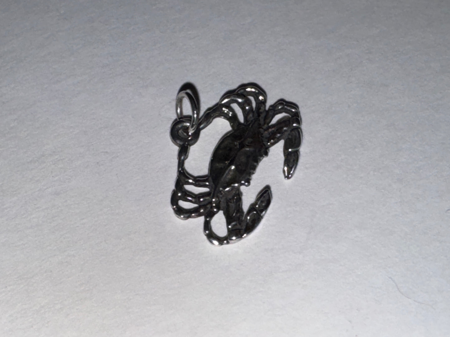 Sterling Silver Crab Pendant