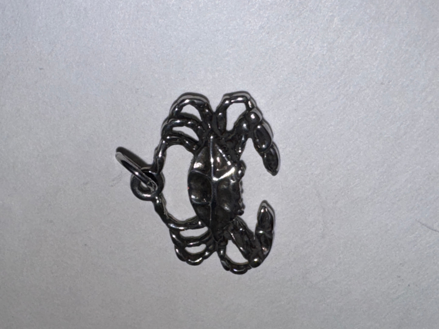 Sterling Silver Crab Pendant