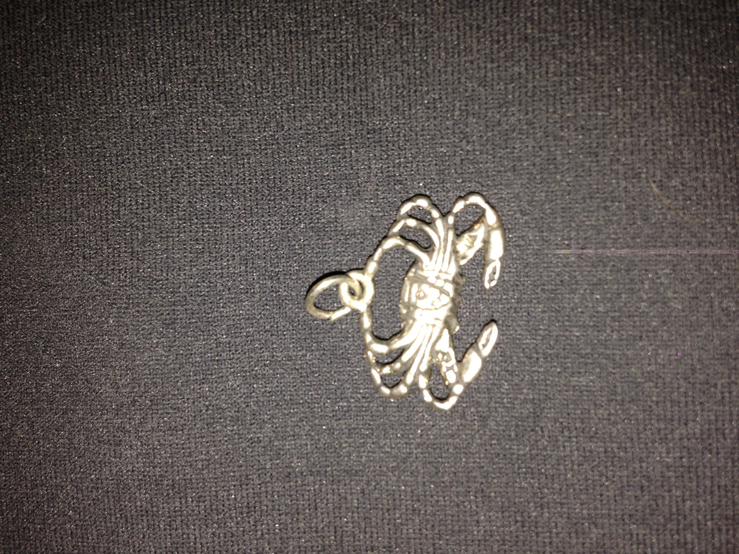 Sterling Silver Crab Pendant