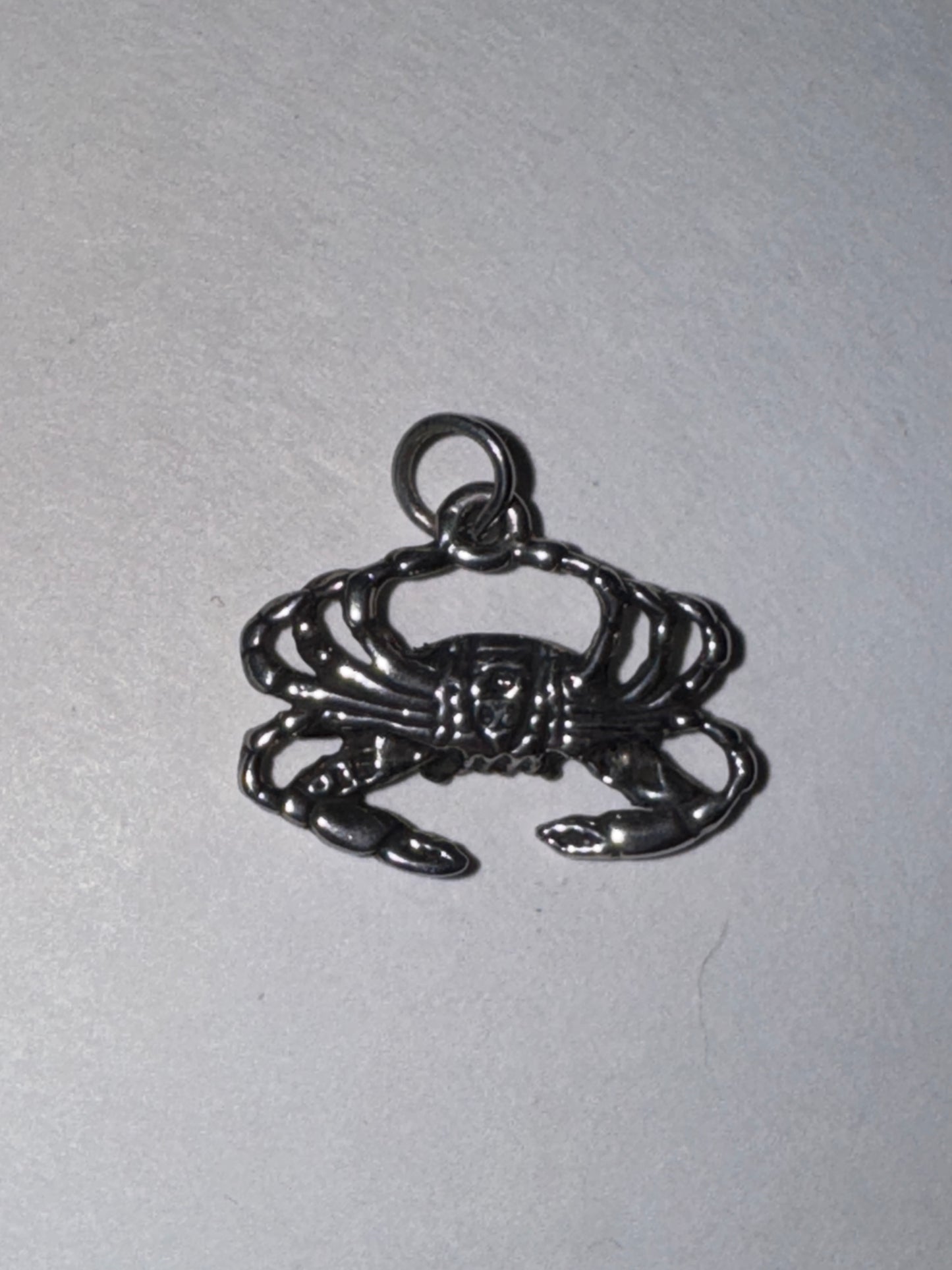 Sterling Silver Crab Pendant