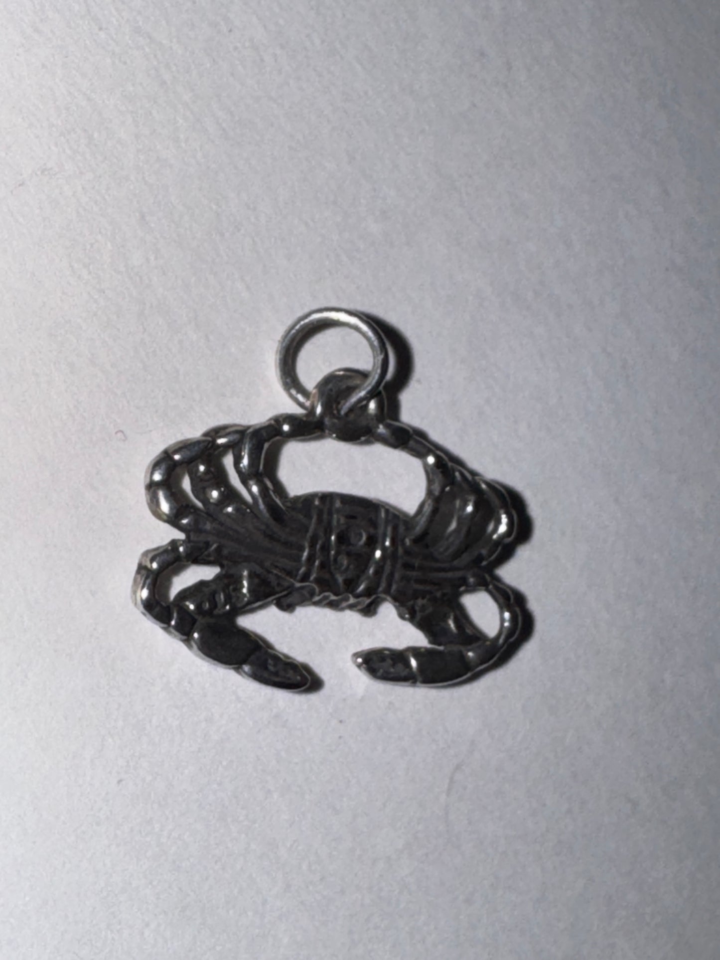 Sterling Silver Crab Pendant