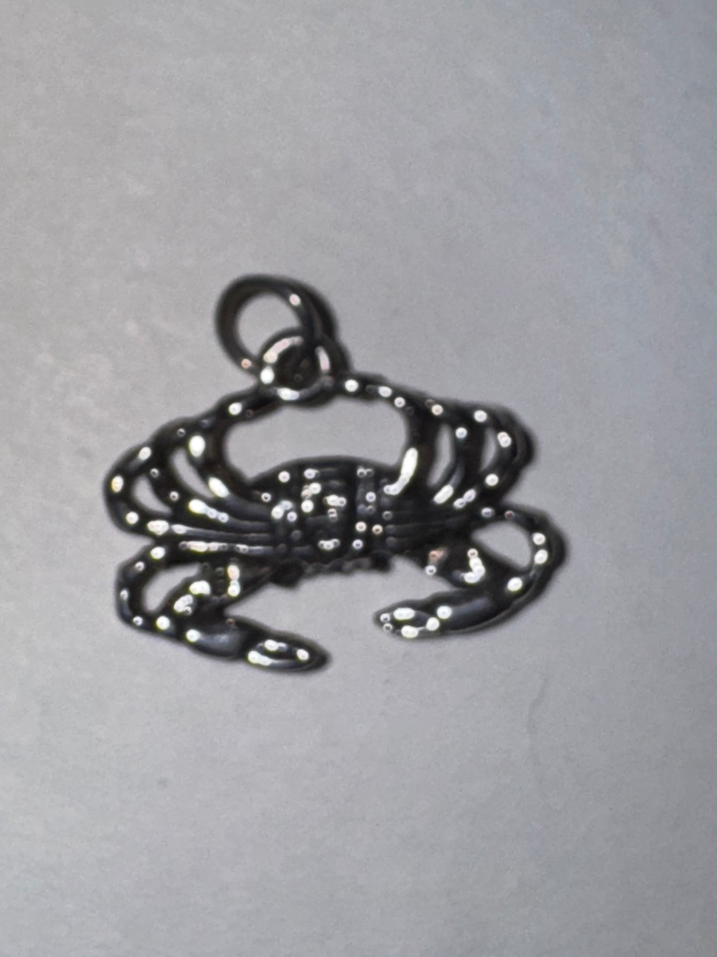 Sterling Silver Crab Pendant
