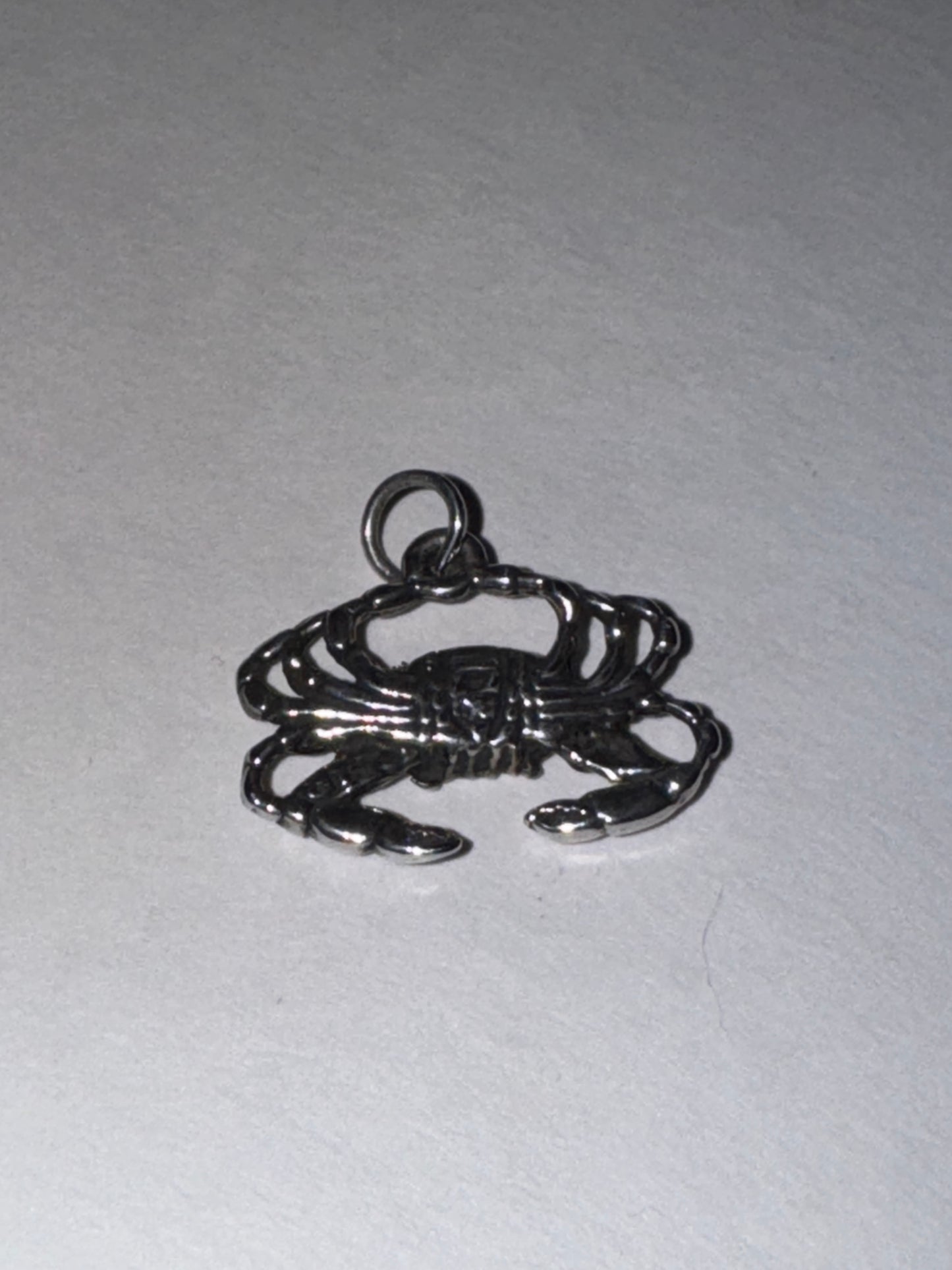 Sterling Silver Crab Pendant
