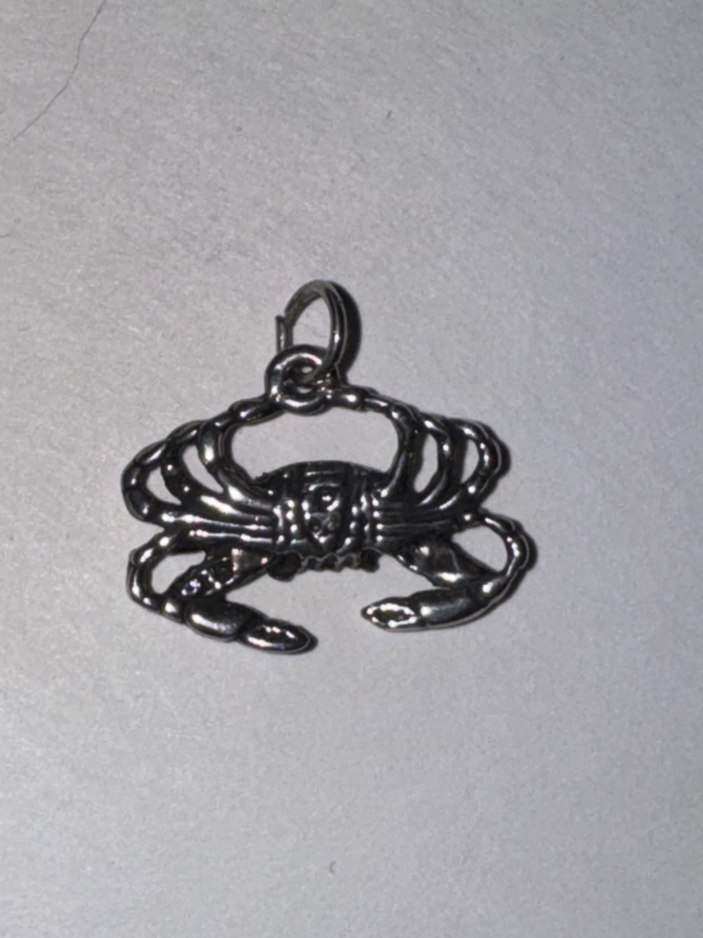 Sterling Silver Crab Pendant