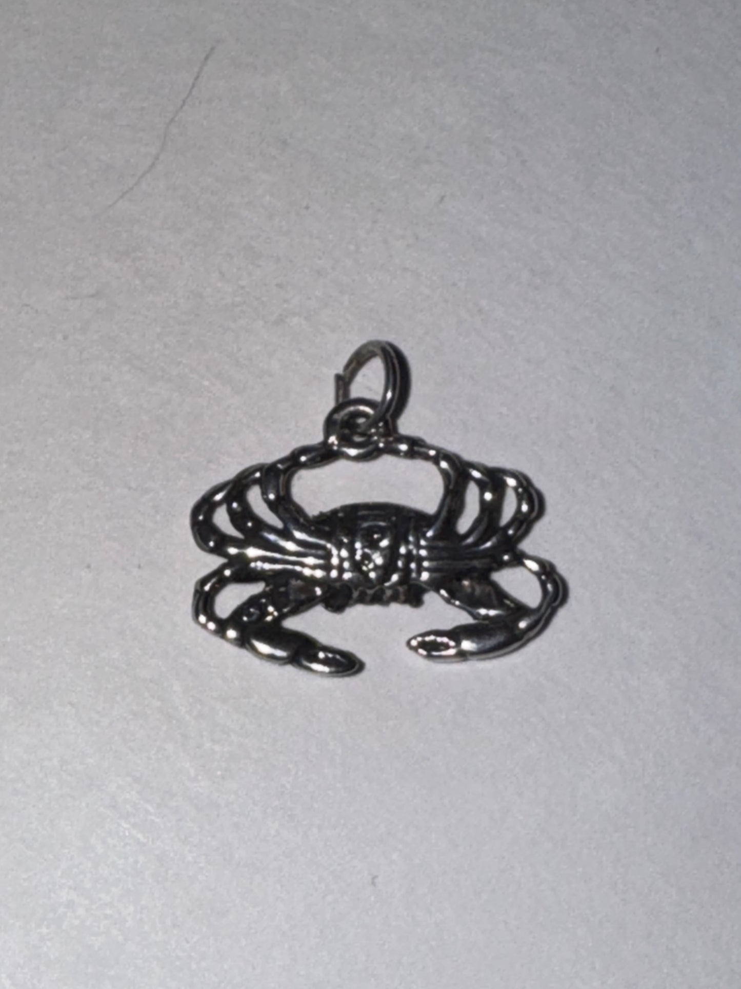 Sterling Silver Crab Pendant