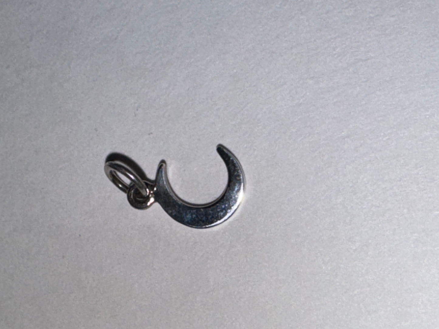 Tiny Crescent Moon Pendant