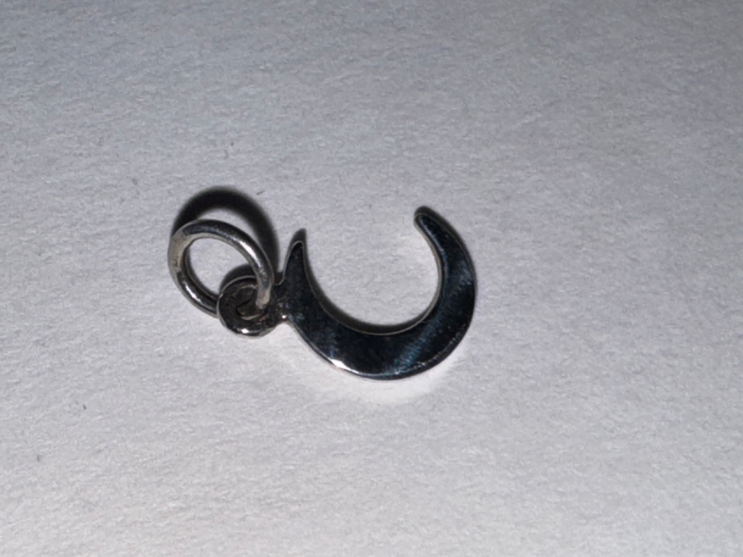 Tiny Crescent Moon Pendant