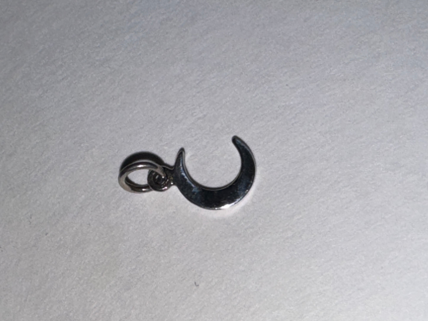 Tiny Crescent Moon Pendant
