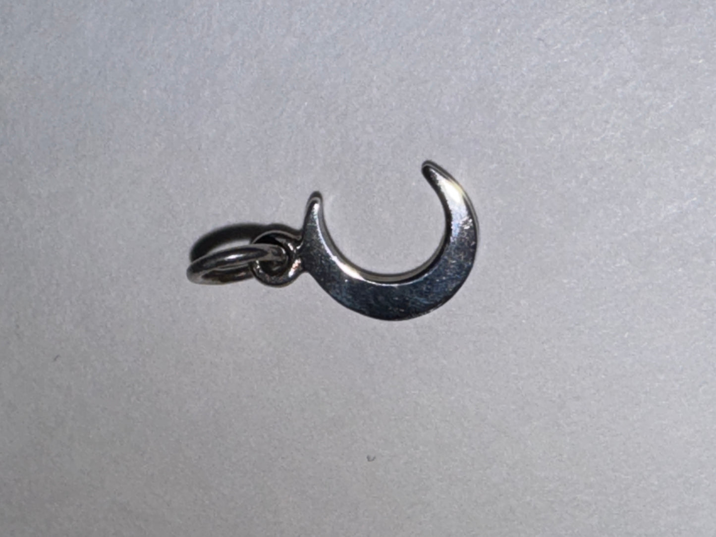 Tiny Crescent Moon Pendant