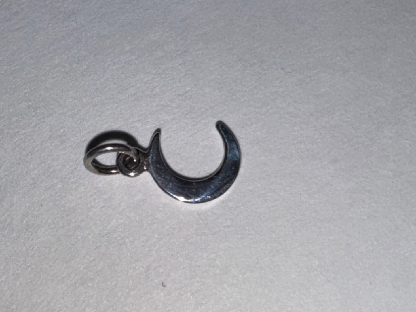 Tiny Crescent Moon Pendant