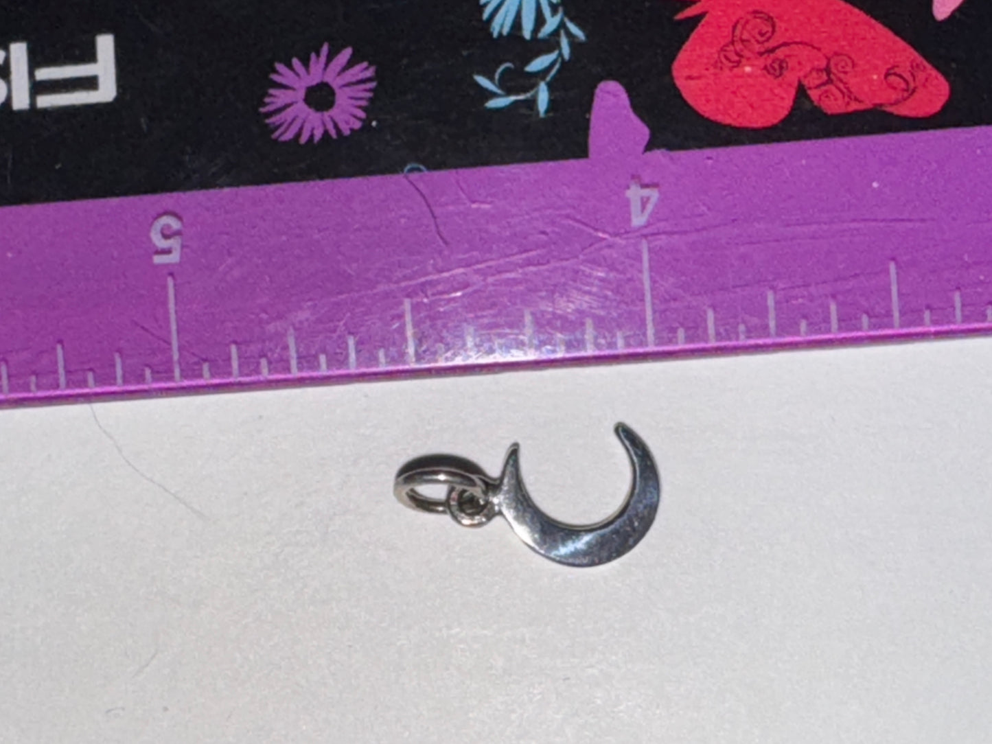 Tiny Crescent Moon Pendant