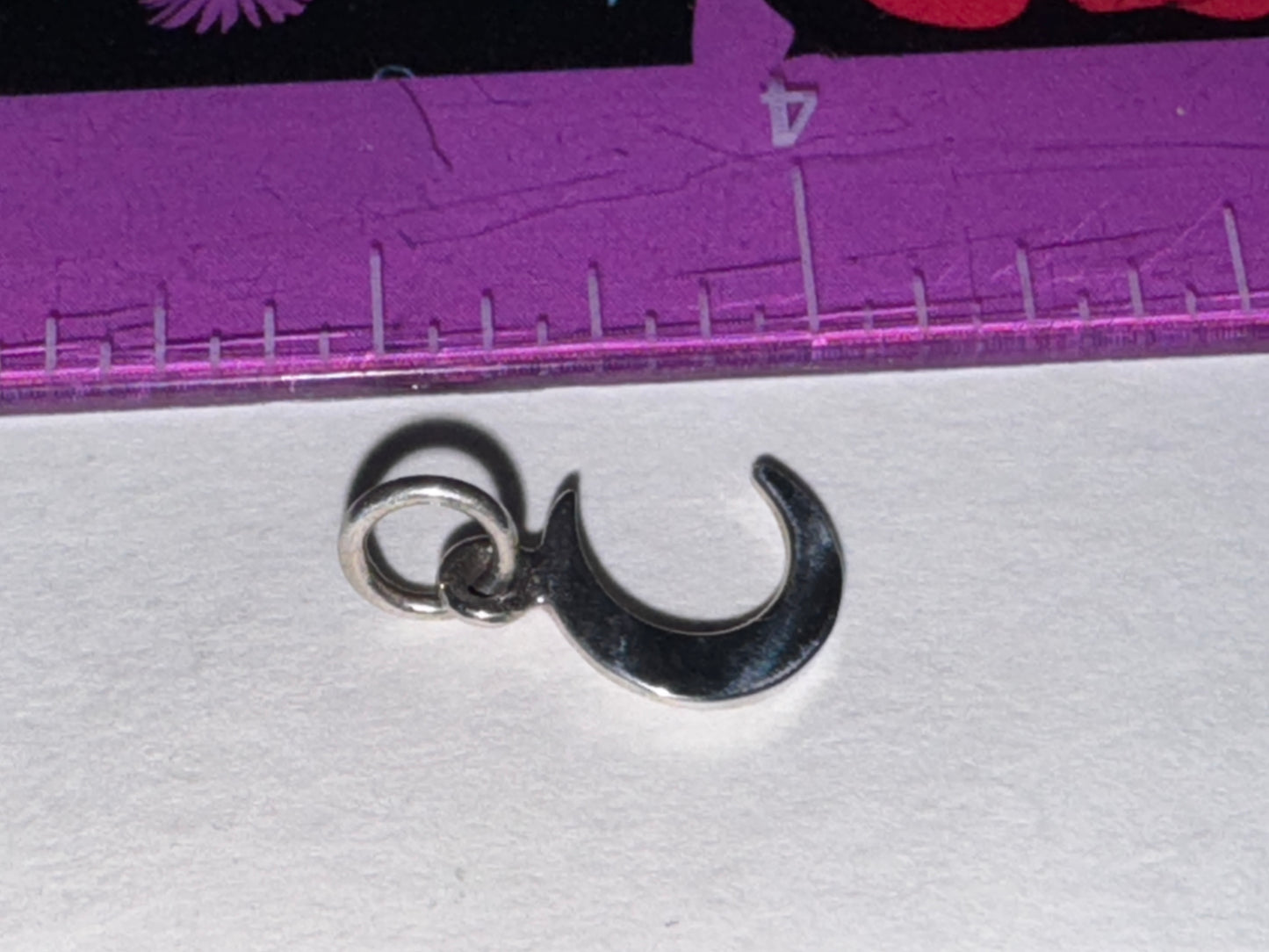 Tiny Crescent Moon Pendant