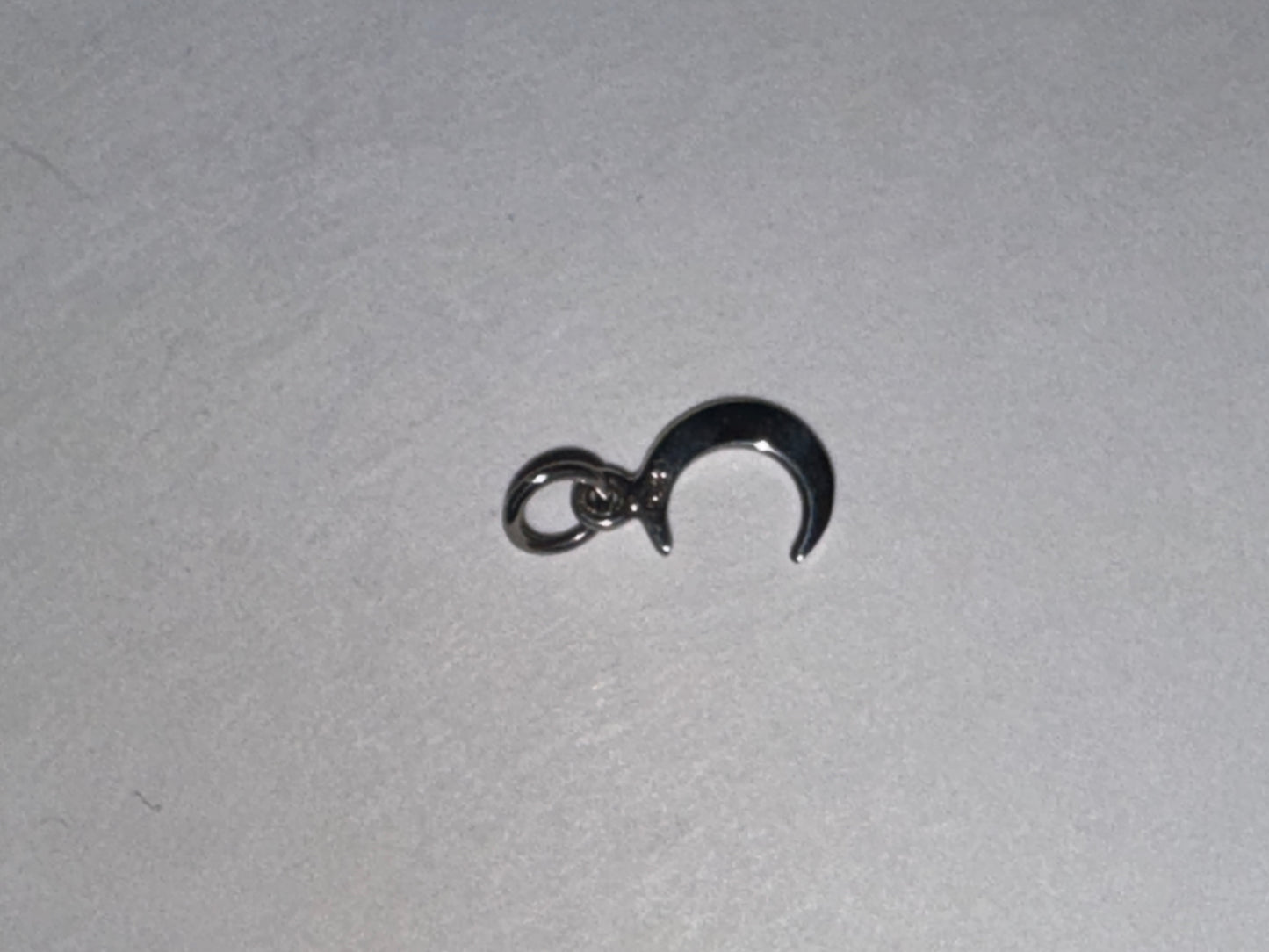Tiny Crescent Moon Pendant
