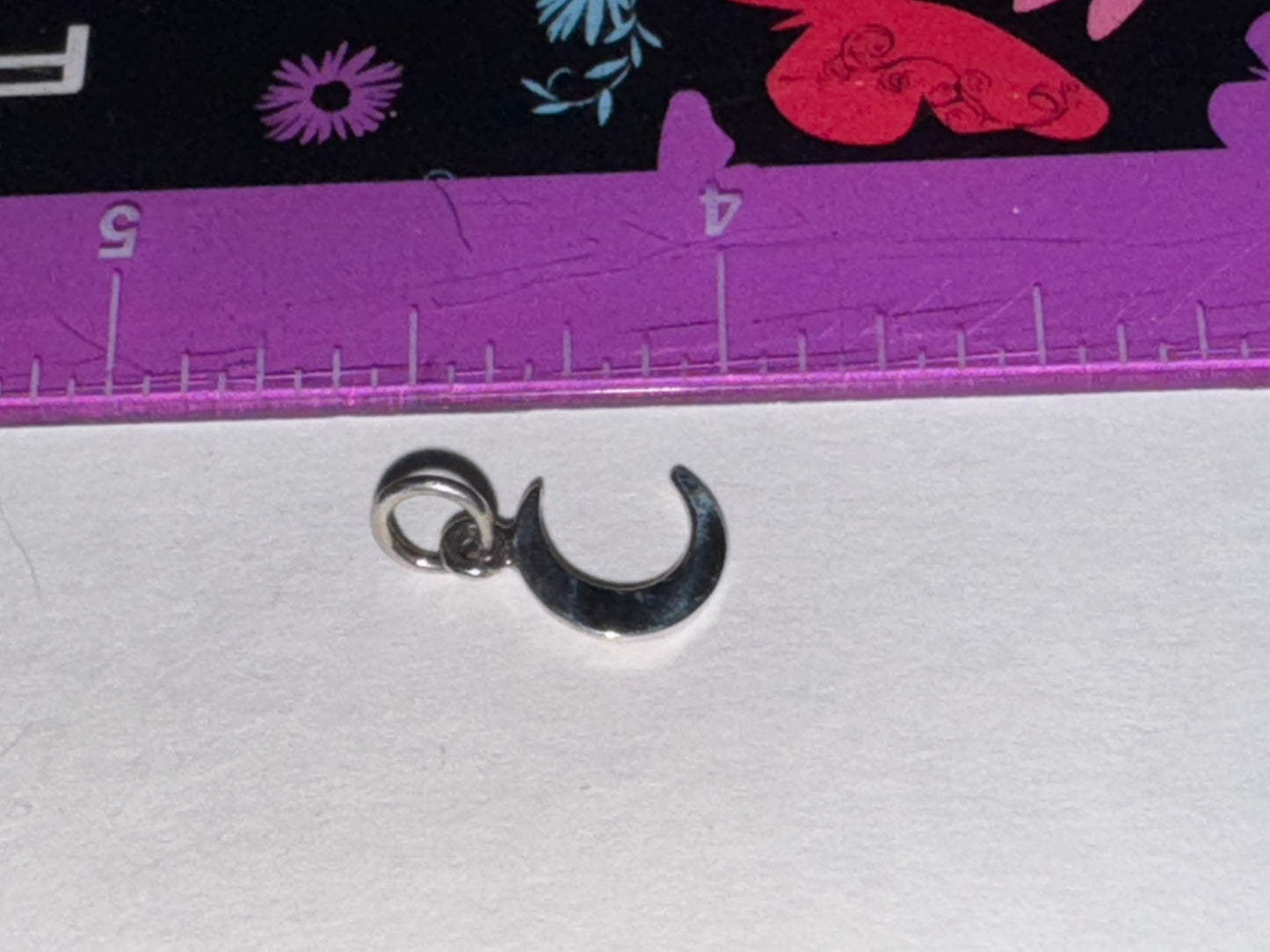 Tiny Crescent Moon Pendant