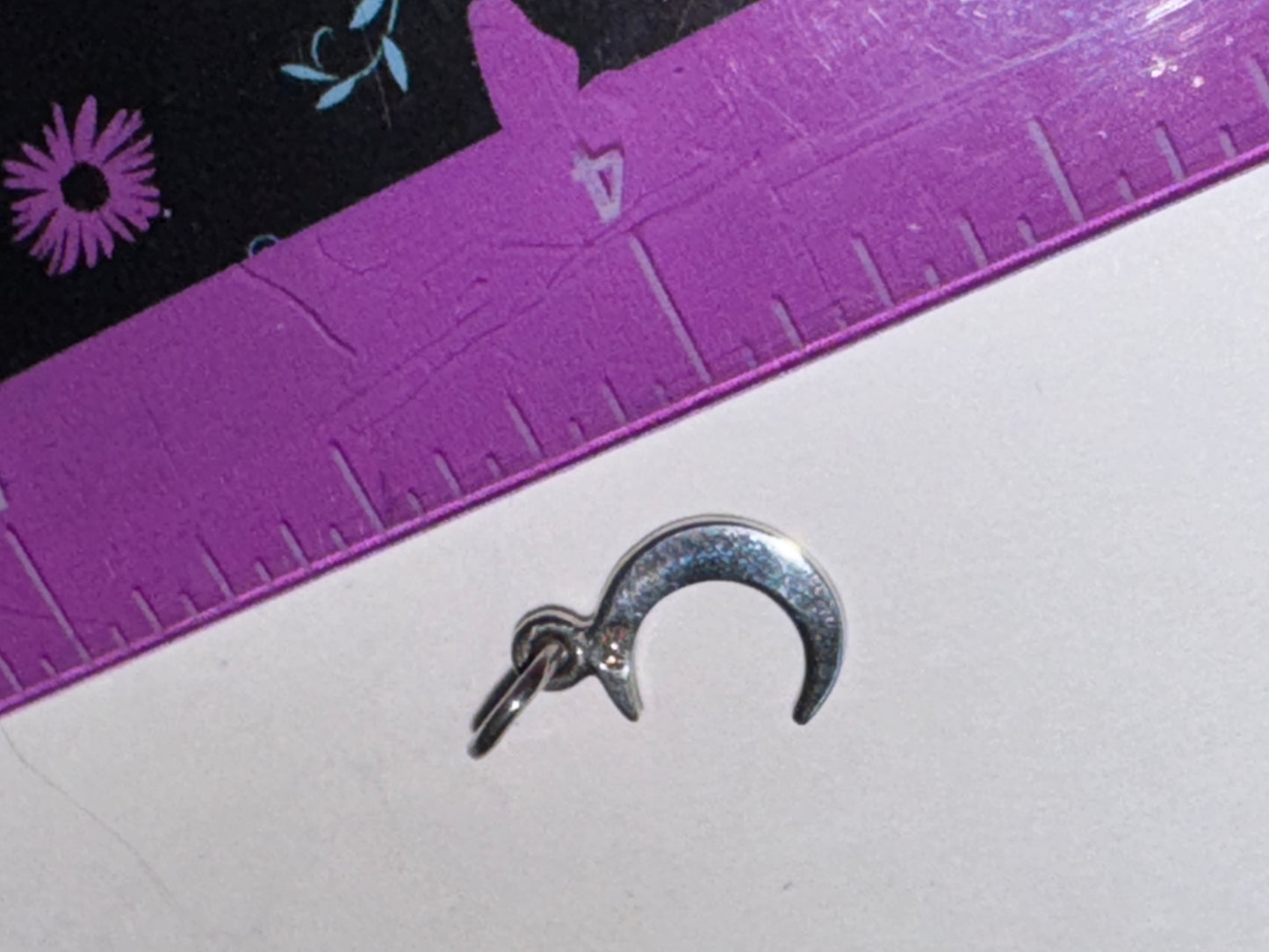 Tiny Crescent Moon Pendant