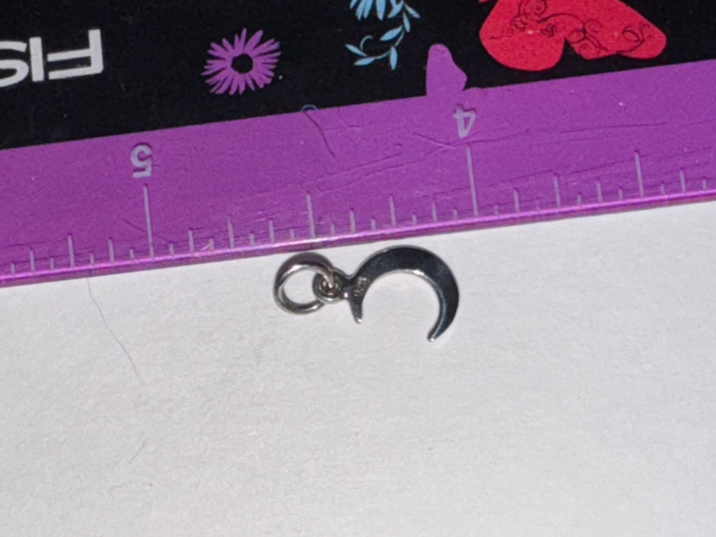 Tiny Crescent Moon Pendant