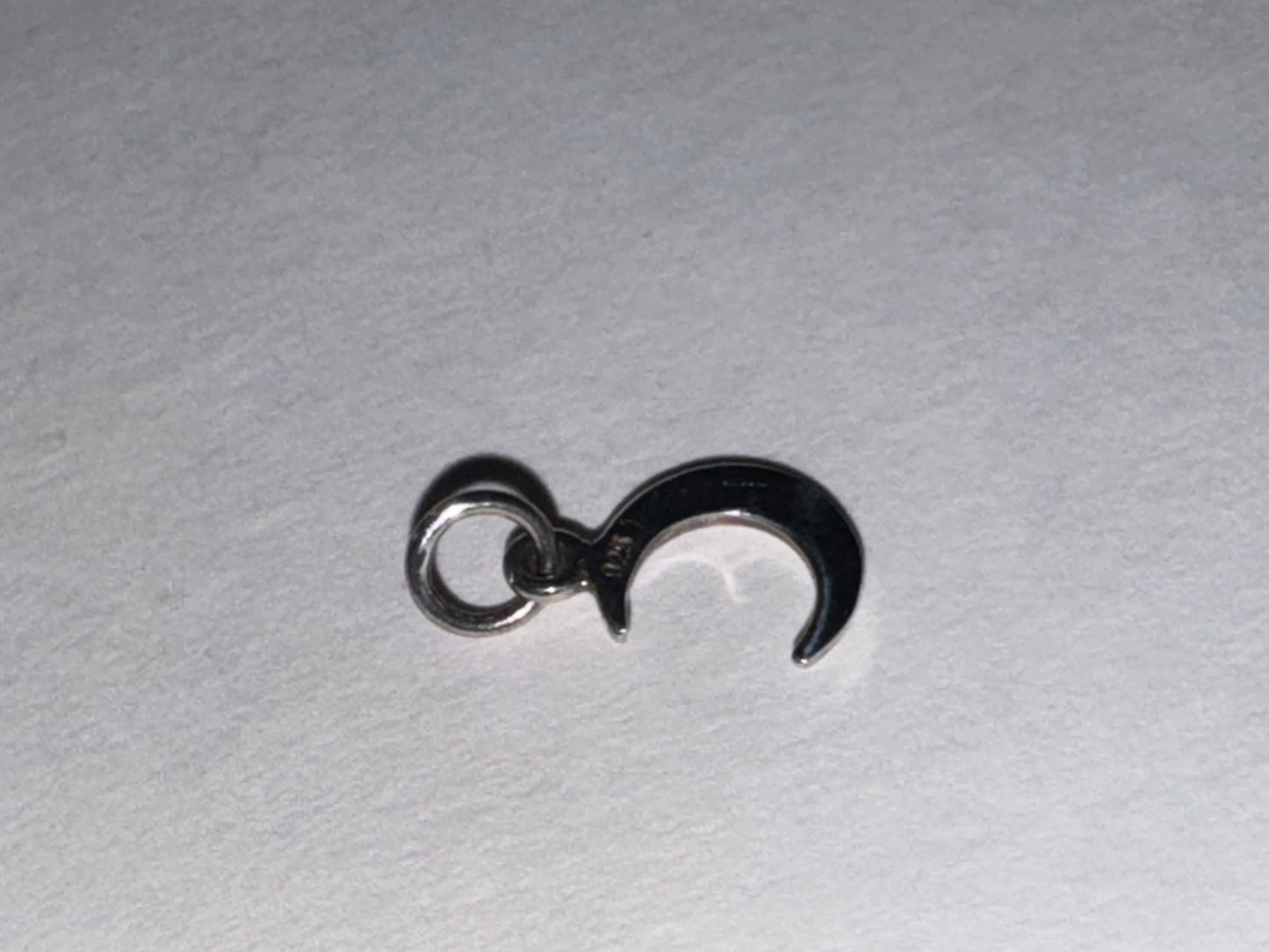 Tiny Crescent Moon Pendant