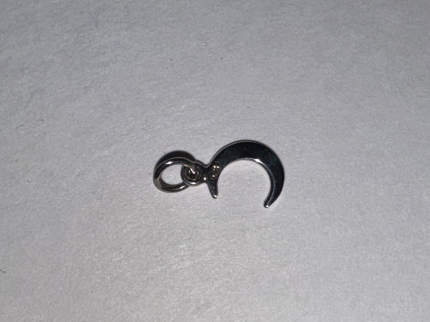 Tiny Crescent Moon Pendant