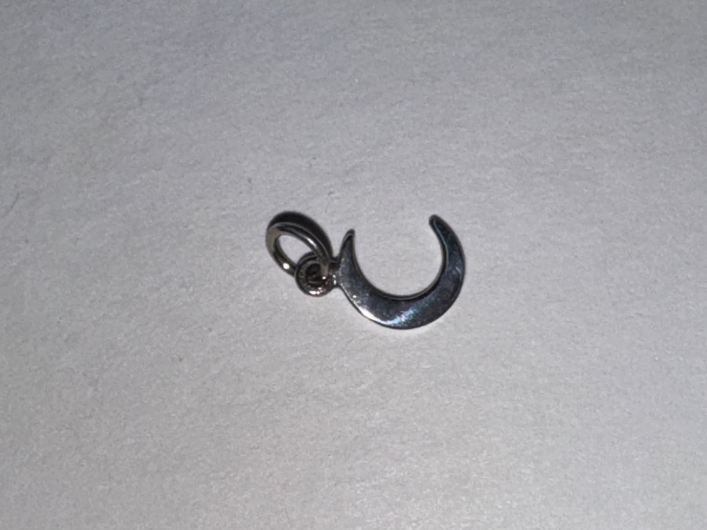 Tiny Crescent Moon Pendant