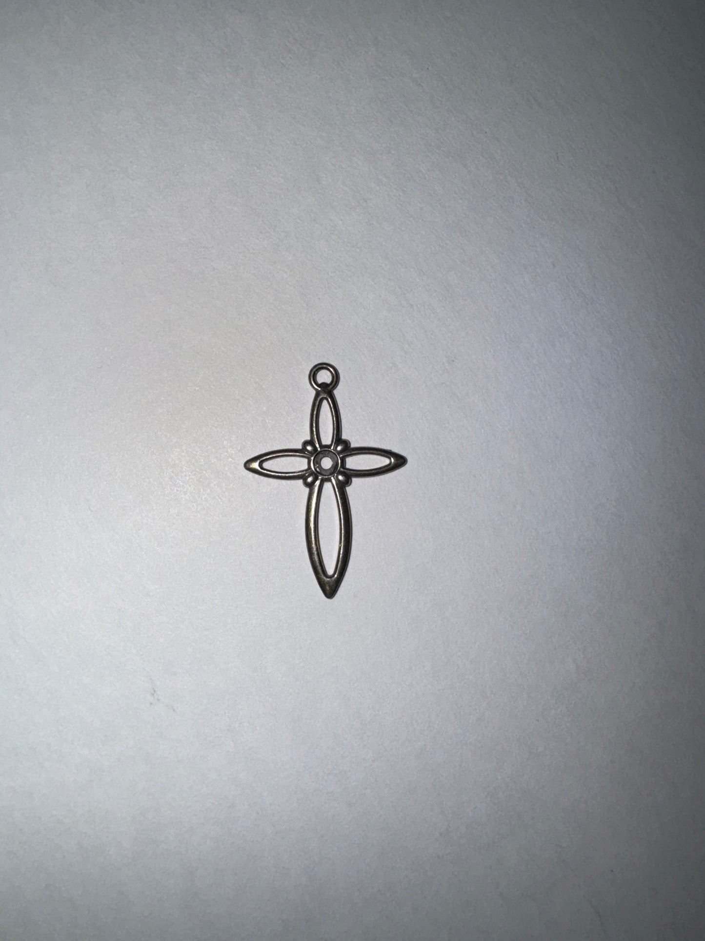 Sterling Silver Open Cross Pendant