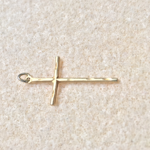 14Kt gold Simple Cross