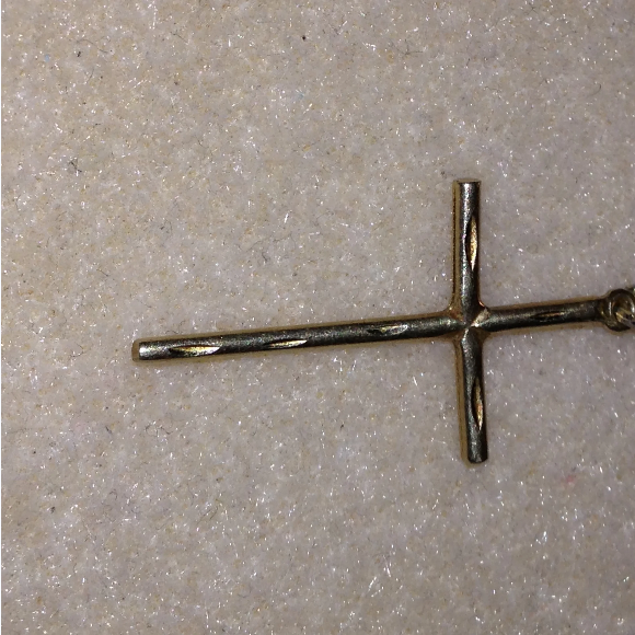 14Kt gold Simple Cross