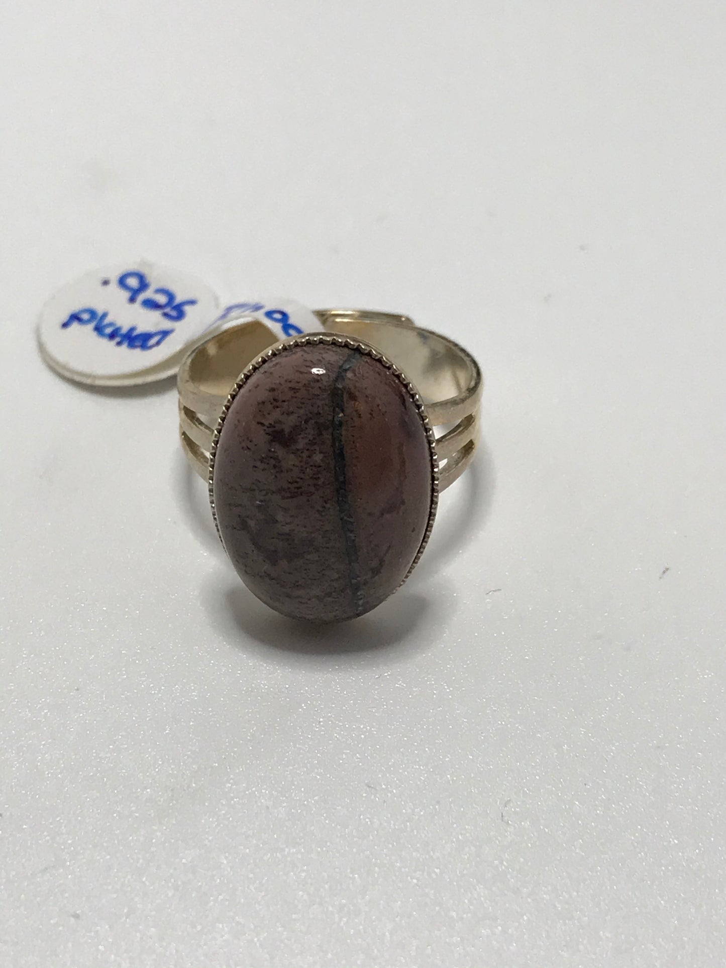 Rhodonite Sizeable Silver Ring