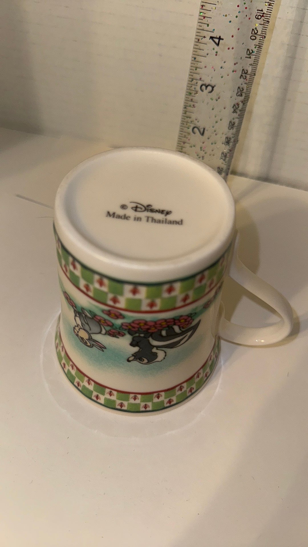 Disney Bambi White Ceramic Mug