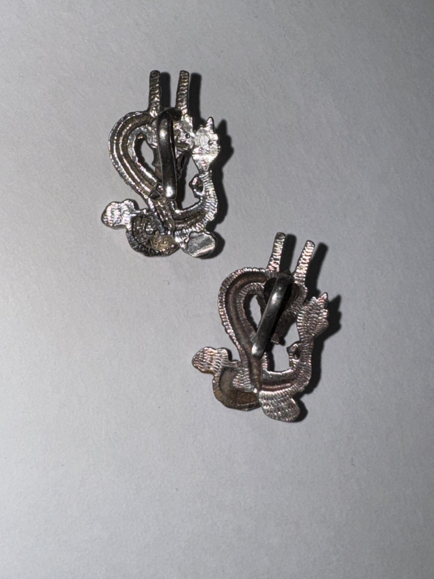 Sterling Silver Asian Dragon Pendant